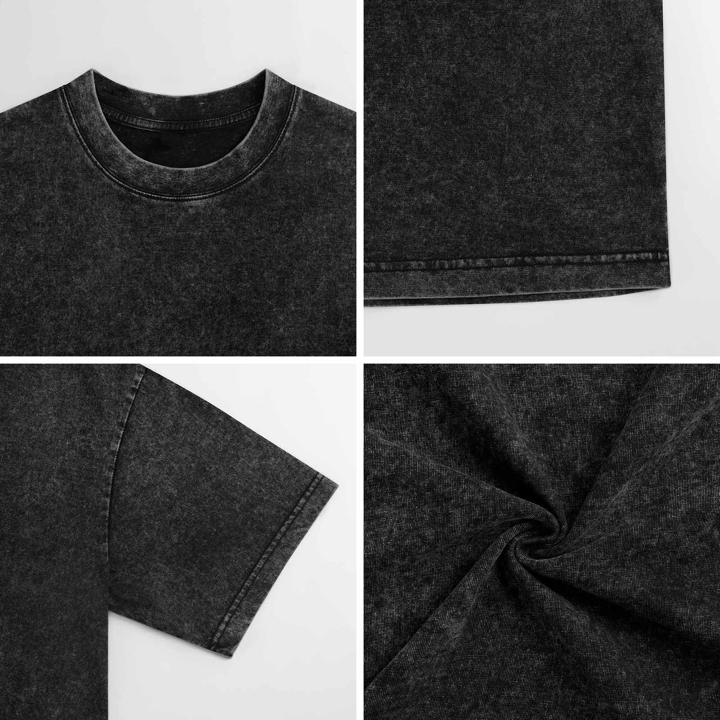 T-shirt gris délavé